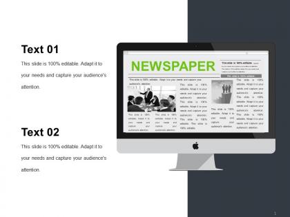 Newspaper powerpoint slide designs