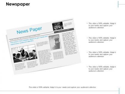 Newspaper ppt styles example introduction