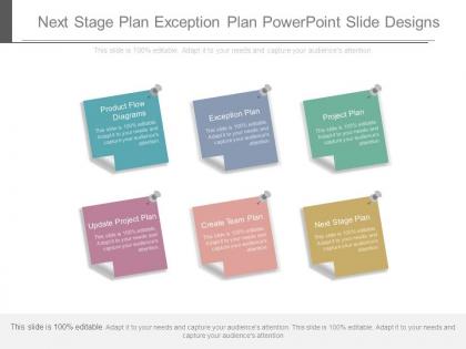 Next stage plan exception plan powerpoint slide designs