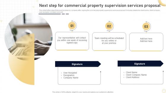 Next Step For Commercial Property Supervision Services Proposal