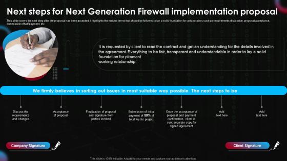 Next Steps For Next Generation Firewall Implementation Next Generation Firewall Implementation
