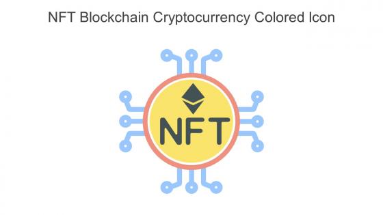 NFT Blockchain Cryptocurrency Colored Icon In Powerpoint Pptx Png And Editable Eps Format