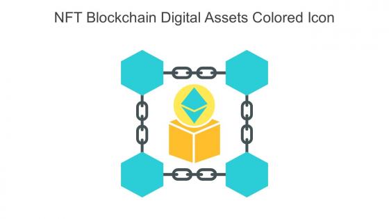 NFT Blockchain Digital Assets Colored Icon In Powerpoint Pptx Png And Editable Eps Format