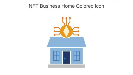 NFT Business Home Colored Icon In Powerpoint Pptx Png And Editable Eps Format