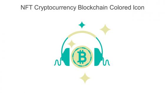 NFT Cryptocurrency Blockchain Colored Icon In Powerpoint Pptx Png And Editable Eps Format