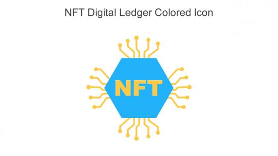 NFT Digital Ledger Colored Icon In Powerpoint Pptx Png And Editable Eps Format