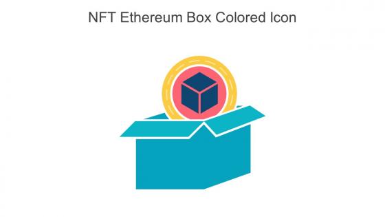 NFT Ethereum Box Colored Icon In Powerpoint Pptx Png And Editable Eps Format