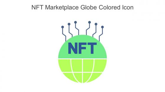 NFT Marketplace Globe Colored Icon In Powerpoint Pptx Png And Editable Eps Format