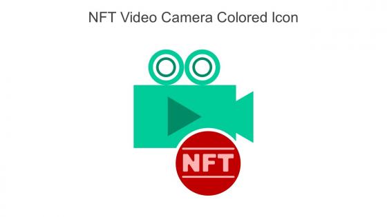 NFT Video Camera Colored Icon In Powerpoint Pptx Png And Editable Eps Format