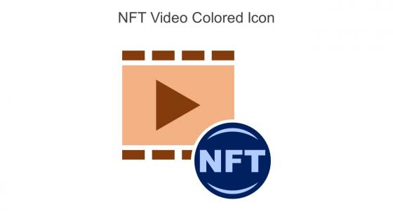 NFT Video Colored Icon In Powerpoint Pptx Png And Editable Eps Format