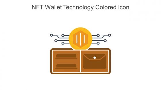 NFT Wallet Technology Colored Icon In Powerpoint Pptx Png And Editable Eps Format