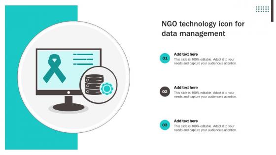 NGO Technology Icon For Data Management