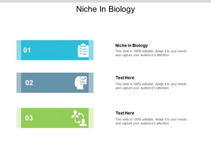 Niche in biology ppt powerpoint presentation model images cpb