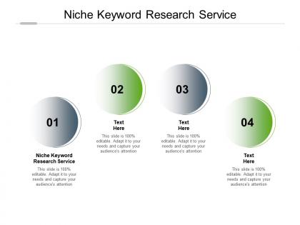 Niche keyword research service ppt powerpoint template format ideas cpb
