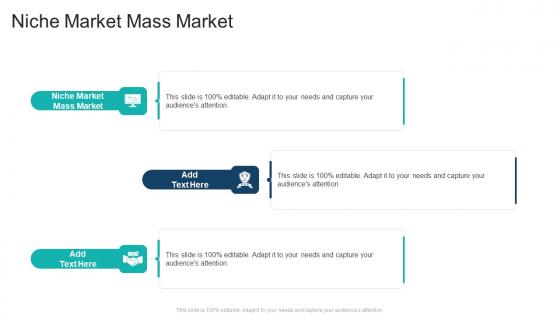 Niche Market Mass Market In Powerpoint And Google Slides Cpb