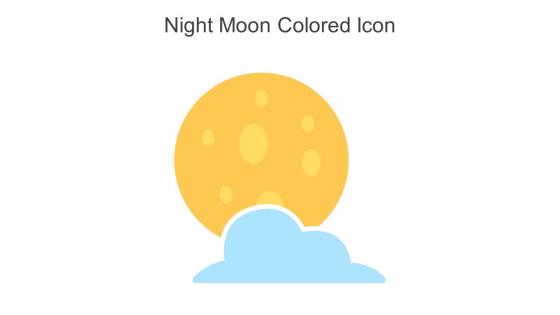 Night Moon Colored Icon In Powerpoint Pptx Png And Editable Eps Format