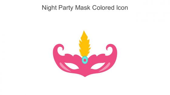 Night Party Mask Colored Icon In Powerpoint Pptx Png And Editable Eps Format
