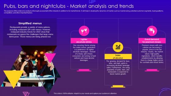 Nightclub Start Up Business Plan Pubs Bars And Nightclubs Market Analysis And Trends BP SS