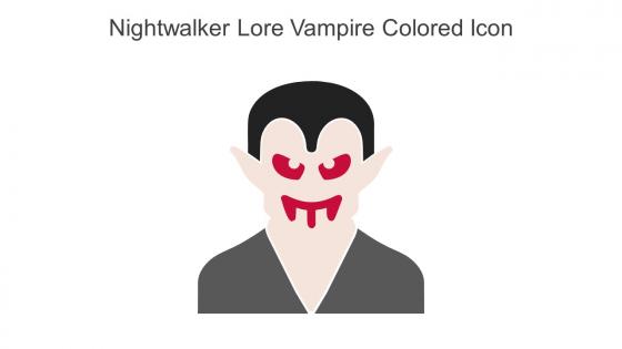 Nightwalker Lore Vampire Colored Icon In Powerpoint Pptx Png And Editable Eps Format