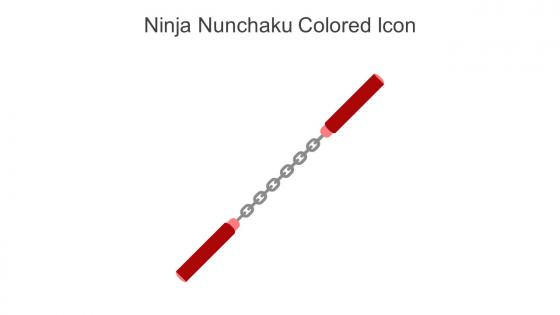 Ninja Nunchaku Colored Icon In Powerpoint Pptx Png And Editable Eps Format