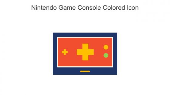 Nintendo Game Console Colored Icon In Powerpoint Pptx Png And Editable Eps Format