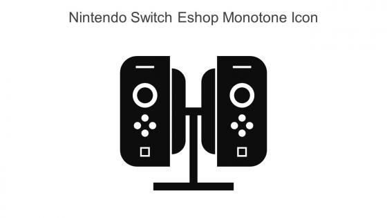 Nintendo Switch Eshop Monotone Icon In Powerpoint Pptx Png And Editable Eps Format