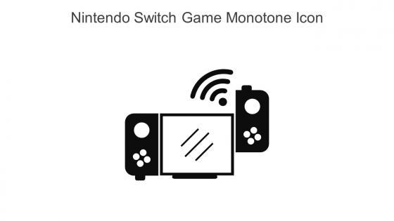 Nintendo Switch Game Monotone Icon In Powerpoint Pptx Png And Editable Eps Format