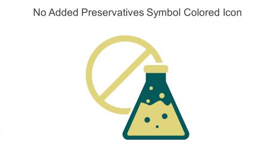 No Added Preservatives Symbol Colored Icon In Powerpoint Pptx Png And Editable Eps Format