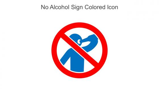 No Alcohol Sign Colored Icon In Powerpoint Pptx Png And Editable Eps Format