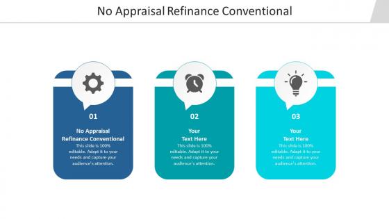 No appraisal refinance conventional ppt powerpoint presentation slides graphic images cpb