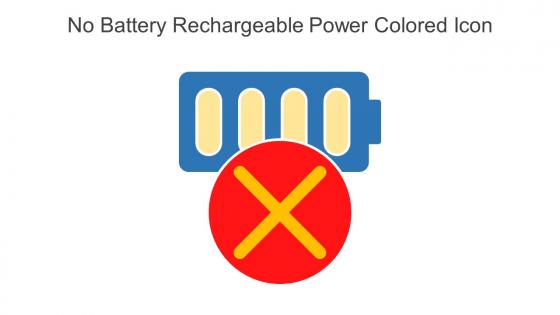 No Battery Rechargeable Power Colored Icon In Powerpoint Pptx Png And Editable Eps Format