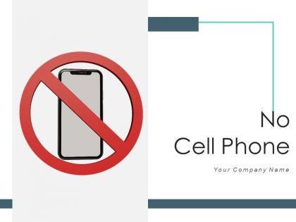 No Cell Phone Business Representing Disturbance Individual