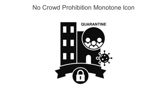 No Crowd Prohibition Monotone Icon In Powerpoint Pptx Png And Editable Eps Format