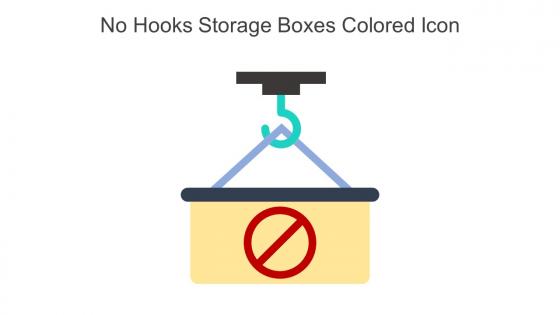 No Hooks Storage Boxes Colored Icon In Powerpoint Pptx Png And Editable Eps Format