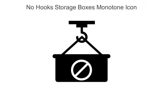 No Hooks Storage Boxes Monotone Icon In Powerpoint Pptx Png And Editable Eps Format
