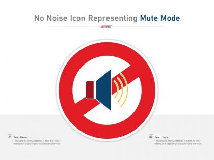 No noise icon representing mute mode