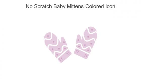 No Scratch Baby Mittens Colored Icon In Powerpoint Pptx Png And Editable Eps Format