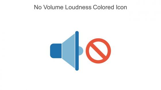 No Volume Loudness Colored Icon In Powerpoint Pptx Png And Editable Eps Format
