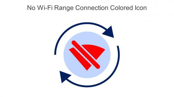 No Wi Fi Range Connection Colored Icon In Powerpoint Pptx Png And Editable Eps Format