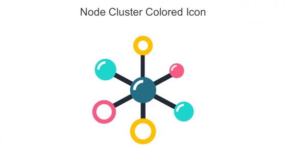 Node Cluster Colored Icon In Powerpoint Pptx Png And Editable Eps Format