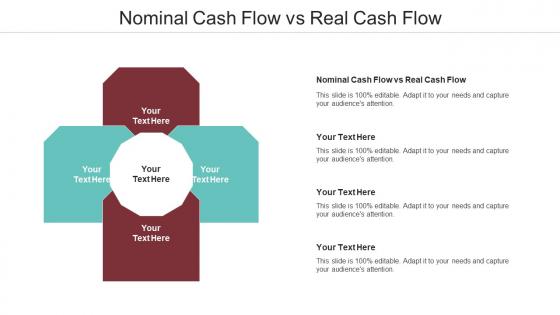 Nominal Cash Flow Vs Real Cash Flow Ppt Powerpoint Presentation Infographic Template Infographic Cpb
