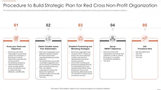 Non business entity strategic planning models procedure build strategic plan red cross organization