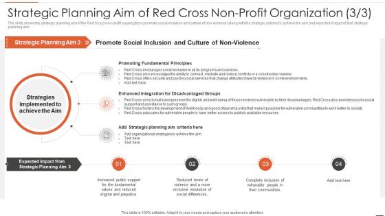 Non business strategic planning models aim red cross non profit organization