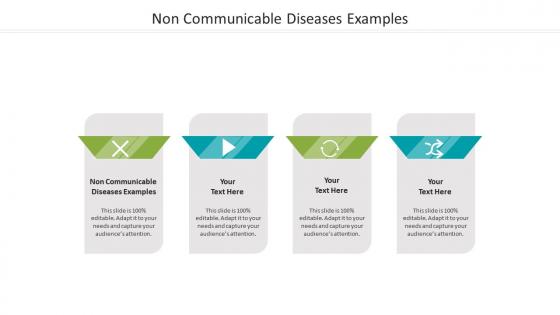 Non communicable diseases examples ppt powerpoint presentation portfolio shapes cpb
