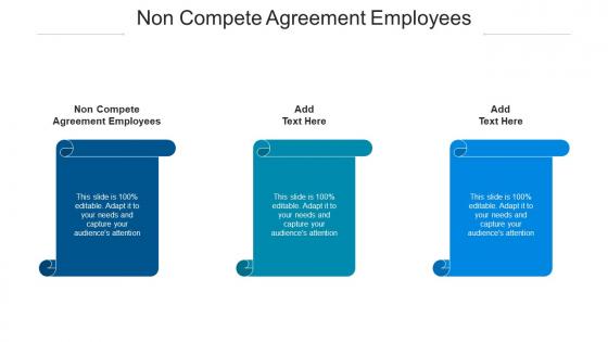 Non Compete Agreement Employees Ppt PowerPoint Presentation Styles Themes Cpb