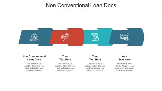 Non conventional loan docs ppt powerpoint presentation infographic cpb