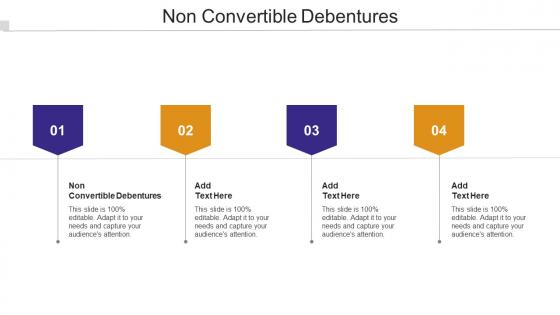 Non Convertible Debentures Ppt Powerpoint Presentation Summary Guidelines Cpb