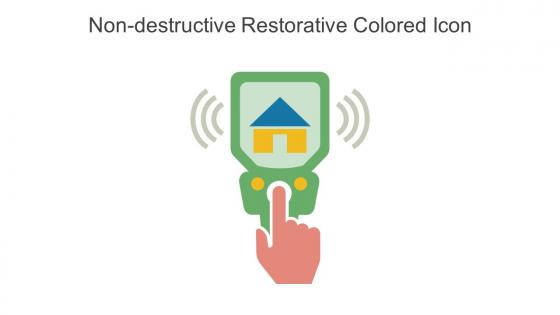 Non Destructive Restorative Colored Icon In Powerpoint Pptx Png And Editable Eps Format
