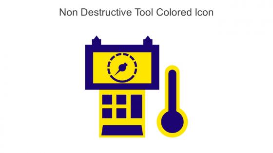 Non Destructive Tool Colored Icon In Powerpoint Pptx Png And Editable Eps Format