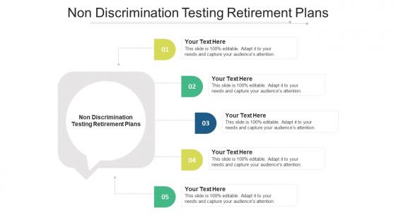 Non discrimination testing retirement plans ppt powerpoint presentation ideas graphics cpb